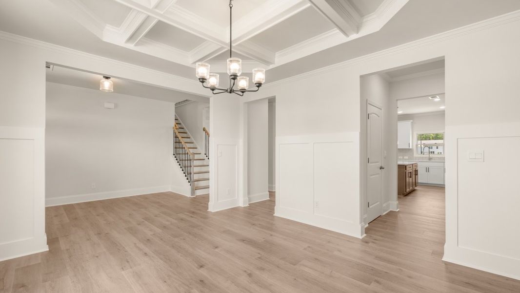 Representative unfurnished interior of a home built from the Lynnbrook by D.R. Horton in Hamptons at Riverwood East, Dallas (Image 16).