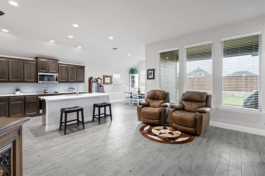 Furnished interior view inside a new home in , Godley (Image 10).