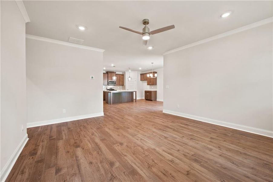 Spacious, unfurnished interior of a new home in Oak Ridge Meadows - Active Adult, Locust Grove (Image 15).