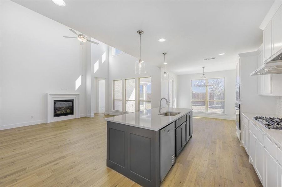 Furnished interior view inside a new home in Wellington, Haslet (Image 6).