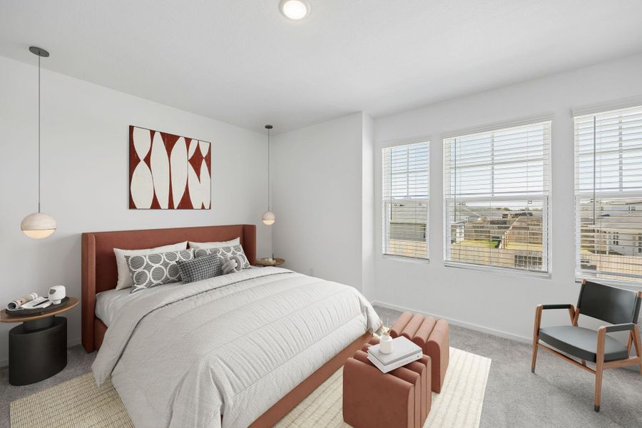 Furnished interior view inside a new home in Stokesbury, Waller (Image 11).