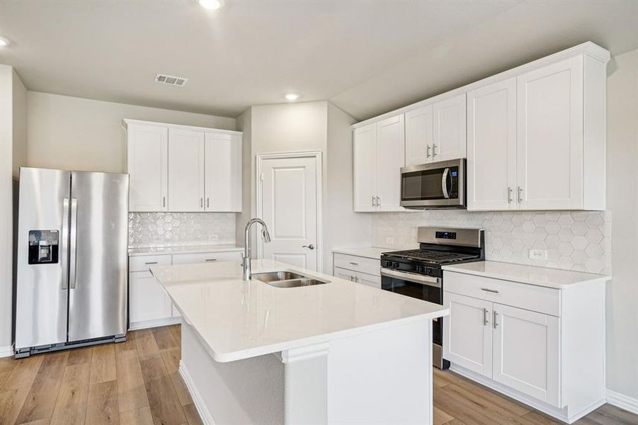 Photo is not of the actual home, but is an inspirational photo of builder’s model home and may depict options, furnishings, and/or decorator features that are not included.