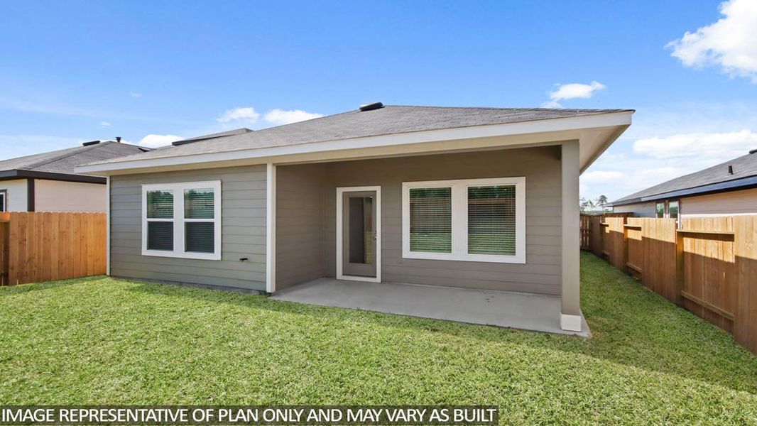 Exterior details and patio area of a home in Maple Woods, Hockley (Image 2).