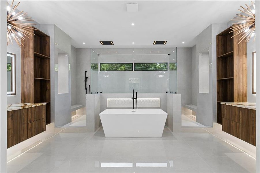 Furnished interior view inside a new home in , Sandy Springs (Image 6).