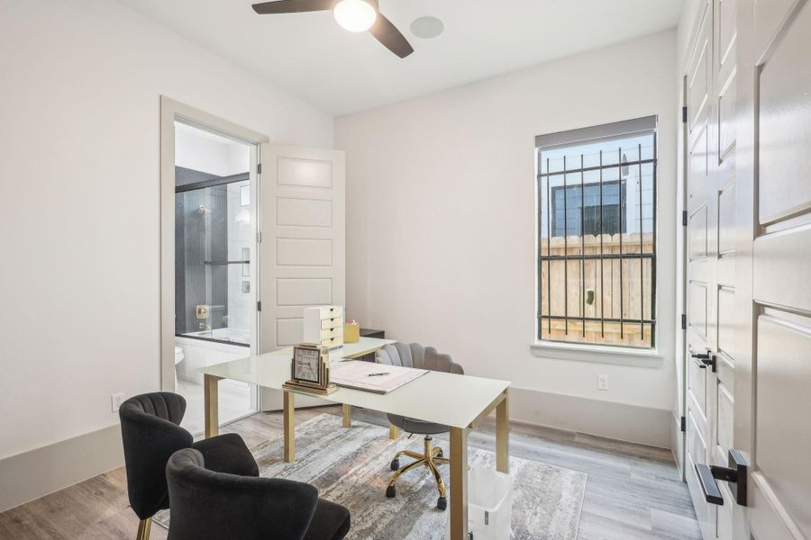 Furnished interior view inside a new home in , Houston (Image 7).