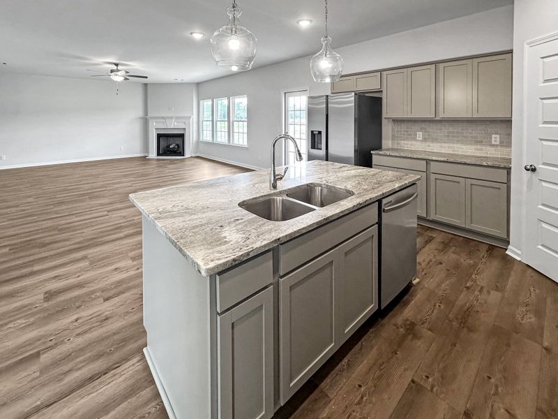 Furnished interior view inside a new home in Doctor's Creek, Ludowici (Image 9). Furnished interior view inside a new home in Doctor's Creek, Ludowici (Image 9).