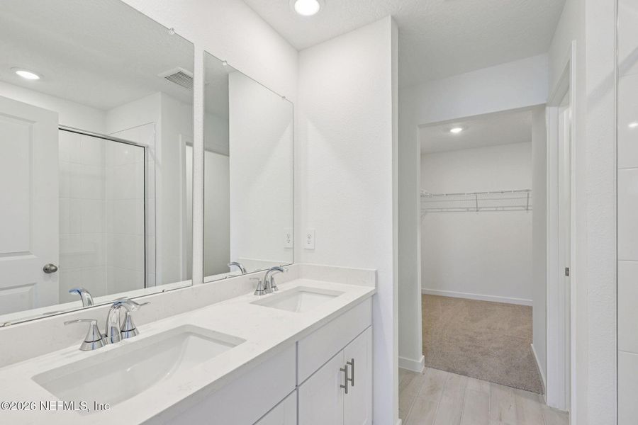 Furnished interior view inside a new home in Kings Preserve, Jacksonville (Image 11).