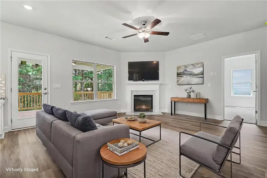 Furnished interior view inside a new home in Magnolia Villas, Cornelia (Image 5).