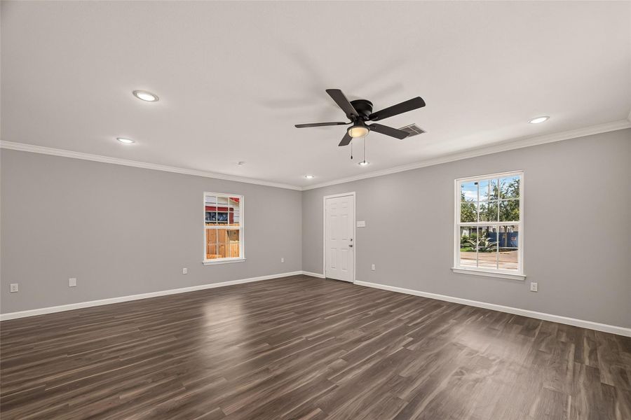 Spacious, unfurnished interior of a new home in , Houston (Image 23). Spacious, unfurnished interior of a new home in , Houston (Image 23).
