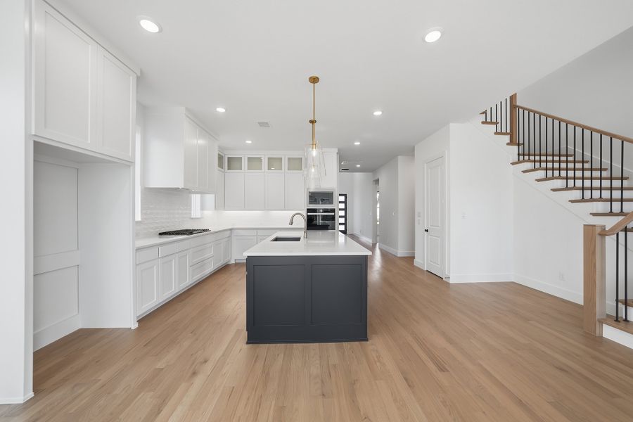 Furnished interior view inside a new home in Estates at Rockhill, Frisco (Image 9). Furnished interior view inside a new home in Estates at Rockhill, Frisco (Image 9).