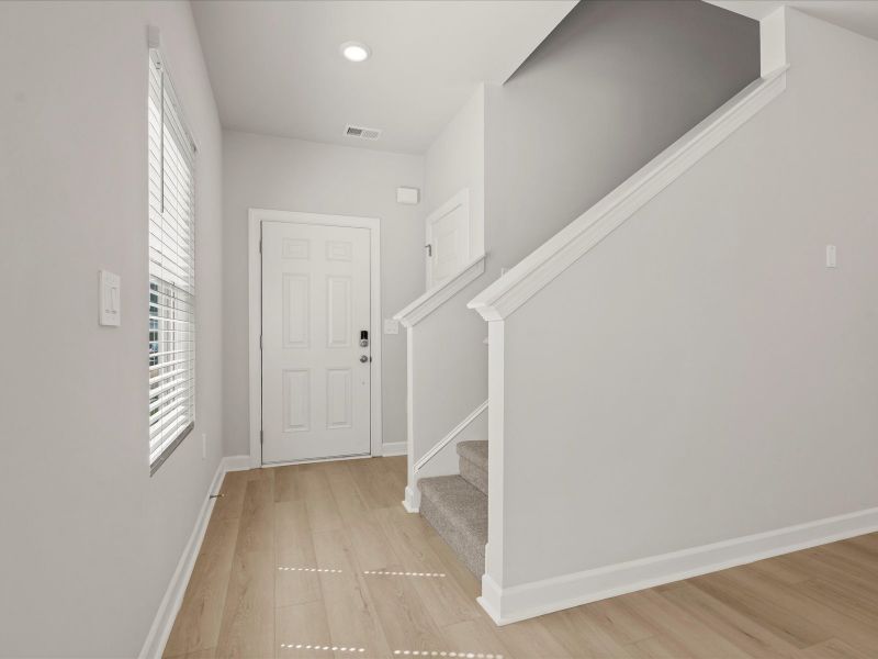 Spacious, unfurnished interior of a new home in Village at White Pine, Pendleton (Image 13).