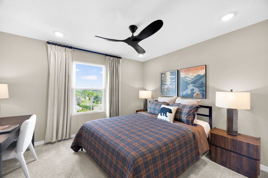 Representative furnished interior of a home built from the Finn by Risewell Homes in Eagletail Landings, Howey-in-the-Hills (Image 12).