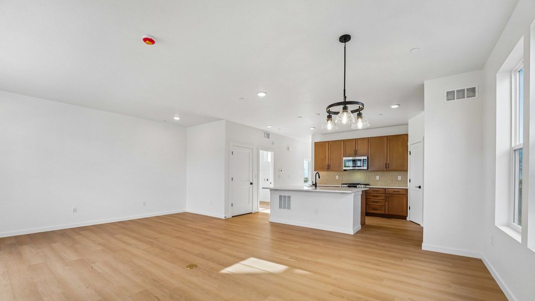 Furnished interior view inside a new home in Westerly, Erie (Image 7).