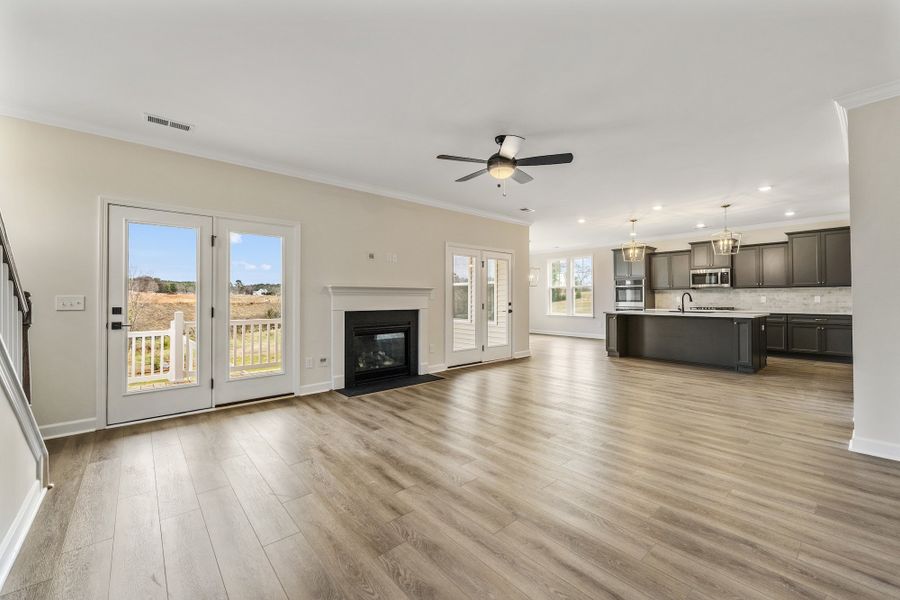 Spacious, unfurnished interior of a new home in Ridgecrest at Midway, Anderson (Image 22).