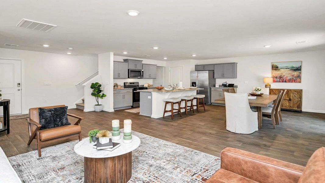 Furnished interior view inside a new home in Grand Oaks, Columbia (Image 17).