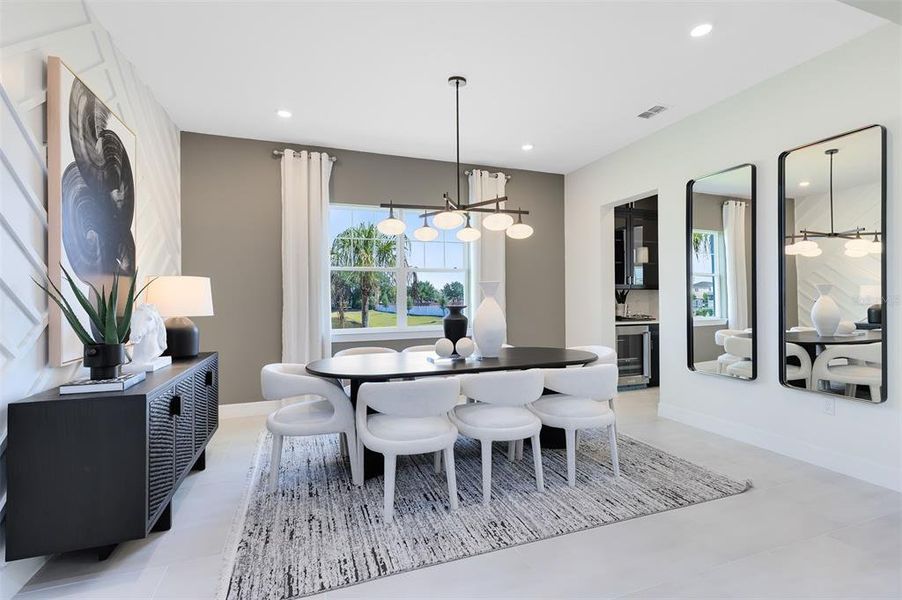 Furnished interior view inside a new home in Winter Grove, Winter Garden (Image 48).
