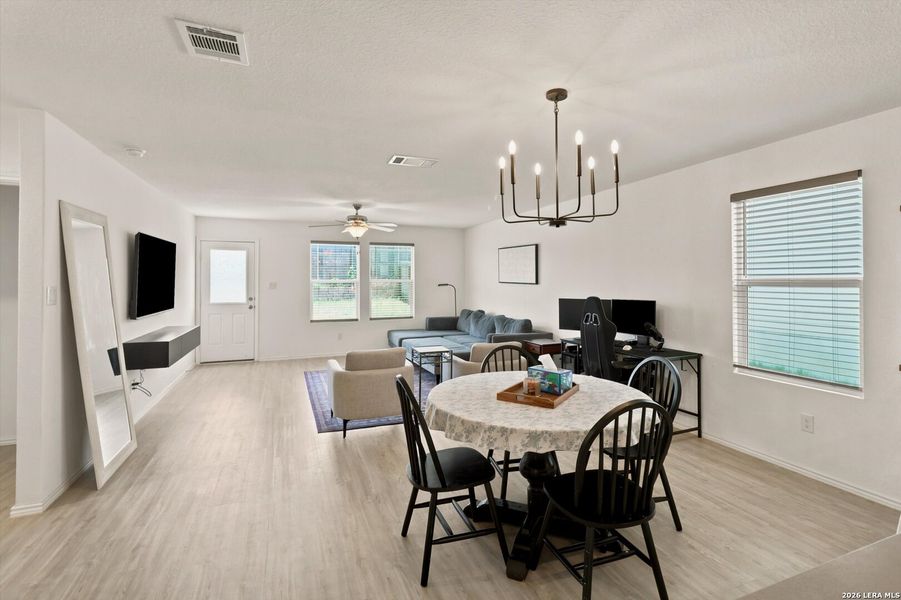 Furnished interior view inside a new home in Sage Meadows, St. Hedwig (Image 16). Furnished interior view inside a new home in Sage Meadows, St. Hedwig (Image 16).