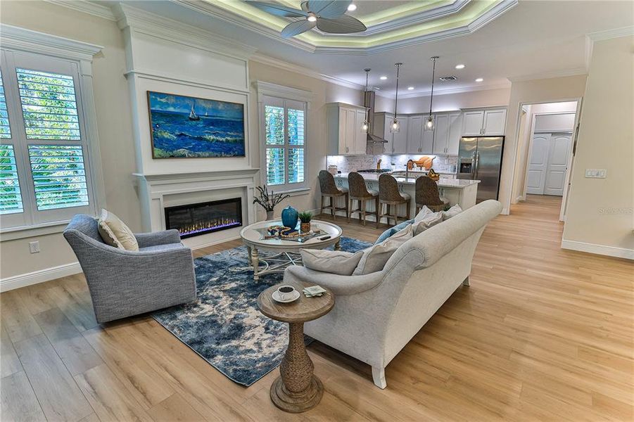 Furnished interior view inside a new home in , Crystal River (Image 32). Furnished interior view inside a new home in , Crystal River (Image 32).