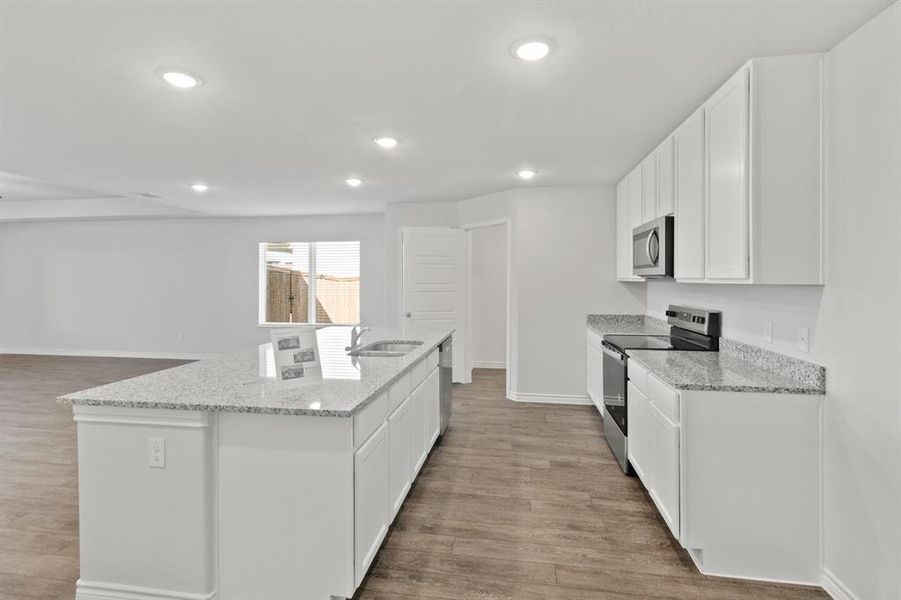 Furnished interior view inside a new home in Burgess Meadows, Cleburne (Image 5).