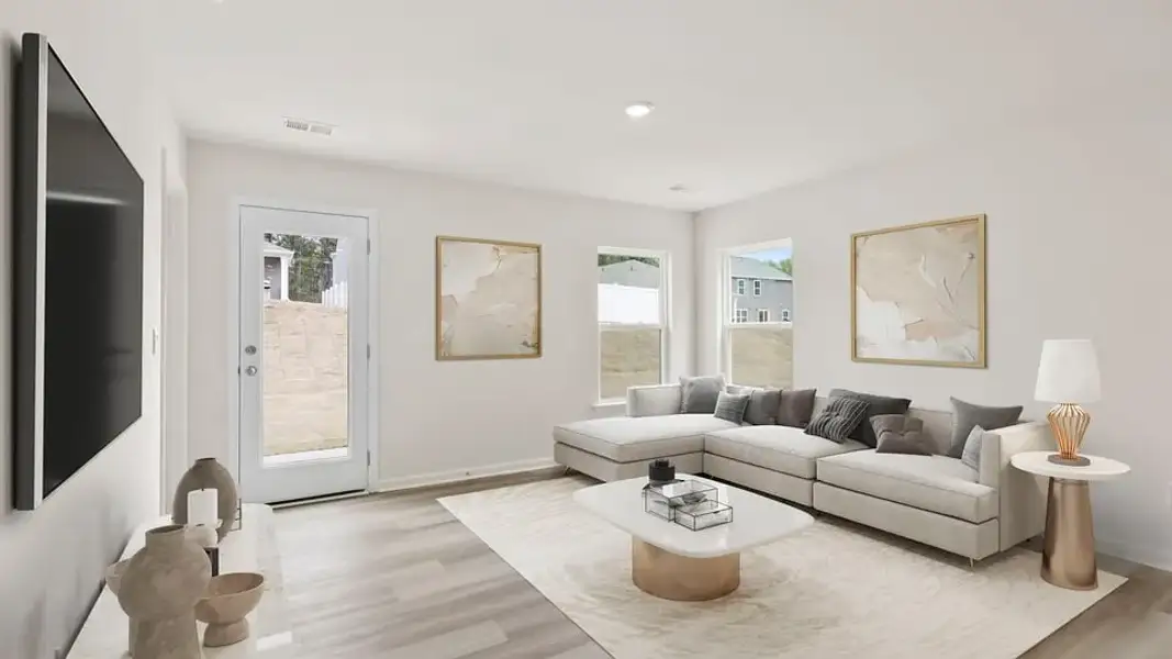 Furnished interior view inside a new home in Village Grove, Greenville (Image 11).