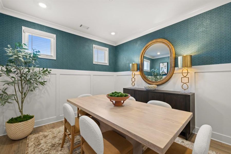 Furnished interior view inside a new home in The Court at Gainesville Township, Gainesville (Image 9).