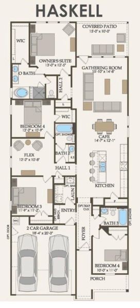 2D floor plan layout of this home in , Katy, TX (Image 6). 2D floor plan layout of this home in , Katy, TX (Image 6).