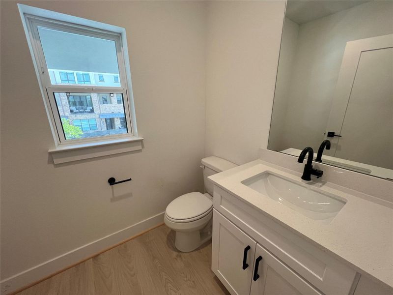 Furnished interior view inside a new home in The Grove, Austin (Image 15). Furnished interior view inside a new home in The Grove, Austin (Image 15).