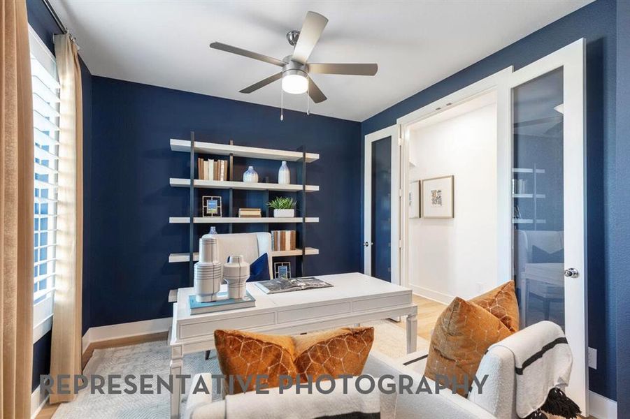 Furnished interior view inside a new home in Goodland, Midlothian (Image 33).