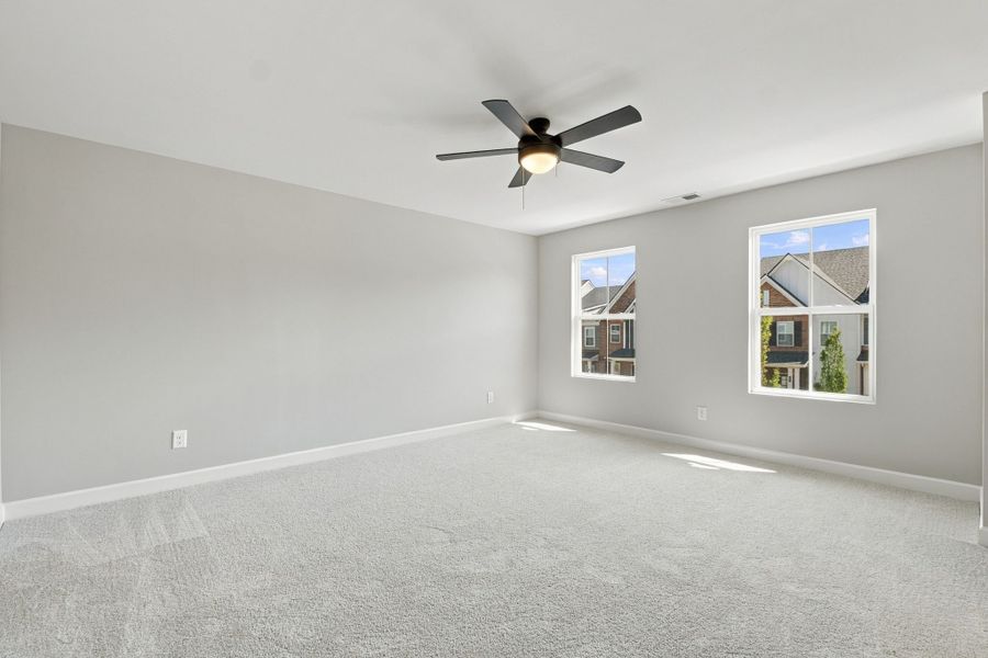 Spacious Primary Bedroom in the Grayson