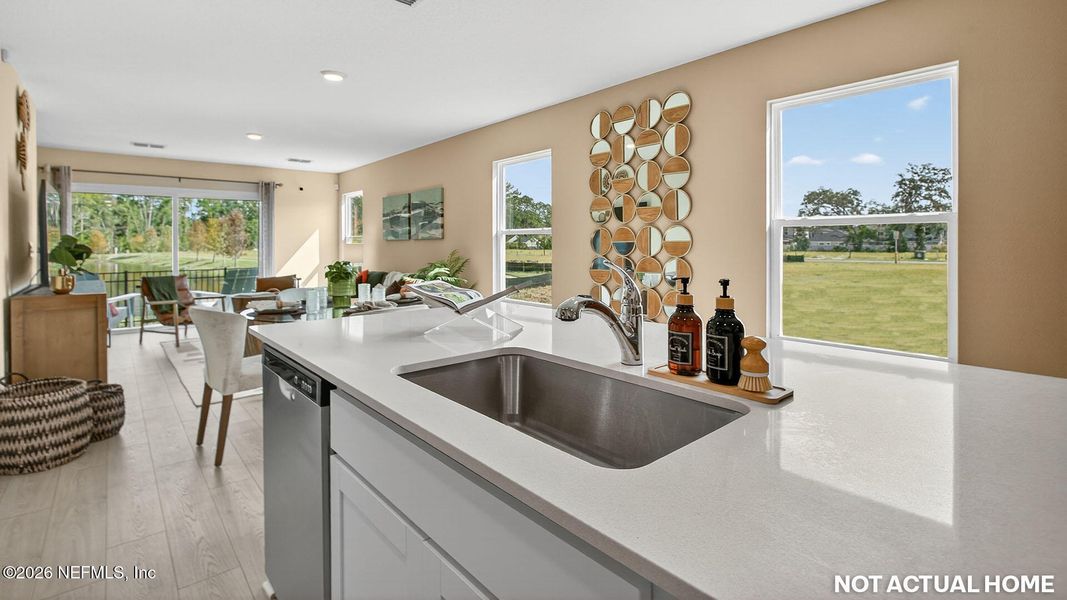 Furnished interior view inside a new home in Trout River, Jacksonville (Image 8).