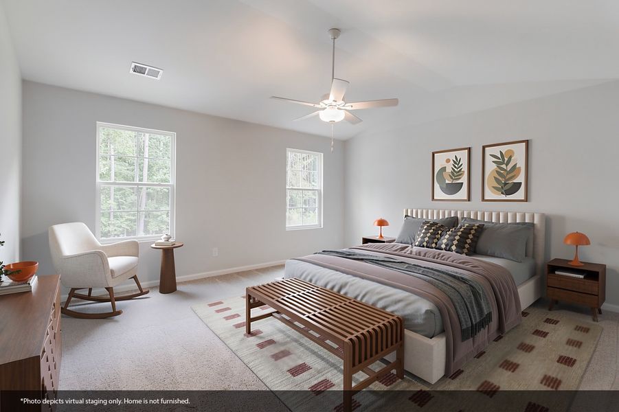 Furnished interior view inside a new home in Ellington, Elgin (Image 10).