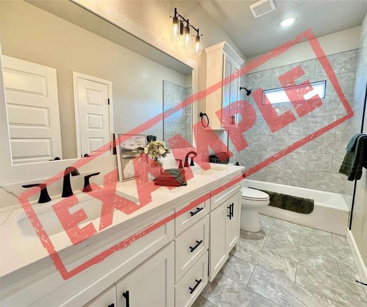 Furnished interior view inside a new home in , Abilene (Image 6).