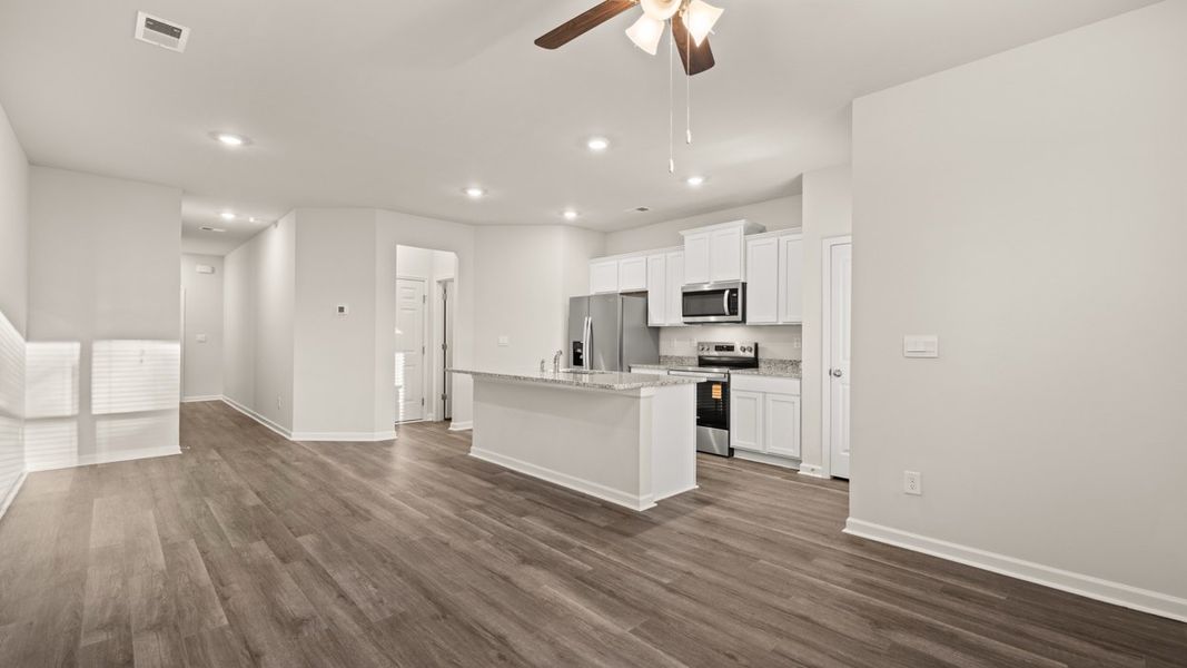 Furnished interior view inside a new home in Laurel Park Townhomes, Hephzibah (Image 11). Furnished interior view inside a new home in Laurel Park Townhomes, Hephzibah (Image 11).