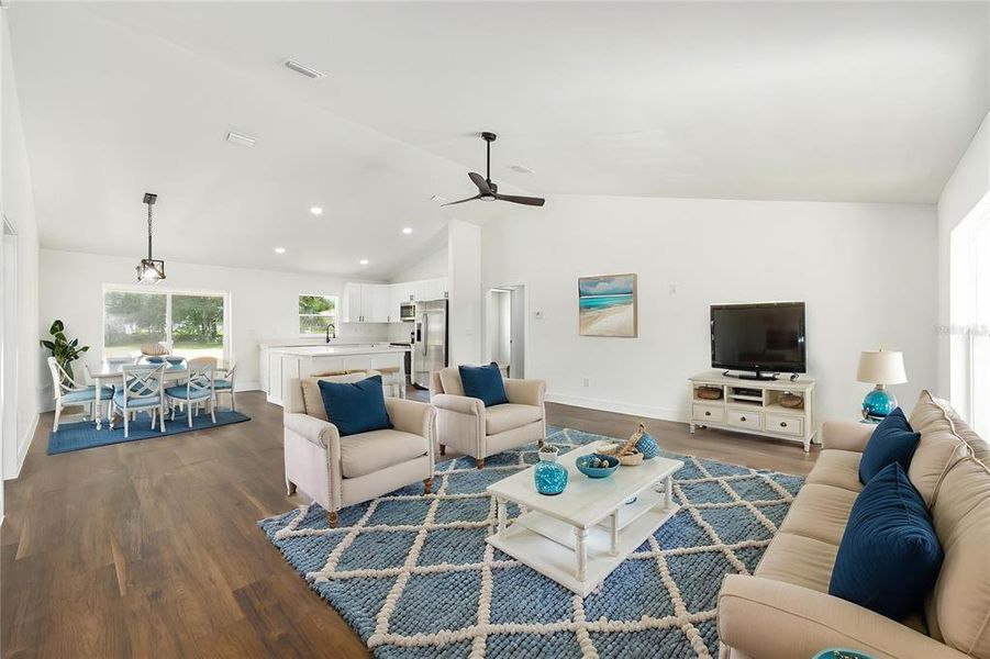 Furnished interior view inside a new home in , Ocala (Image 7). Furnished interior view inside a new home in , Ocala (Image 7).