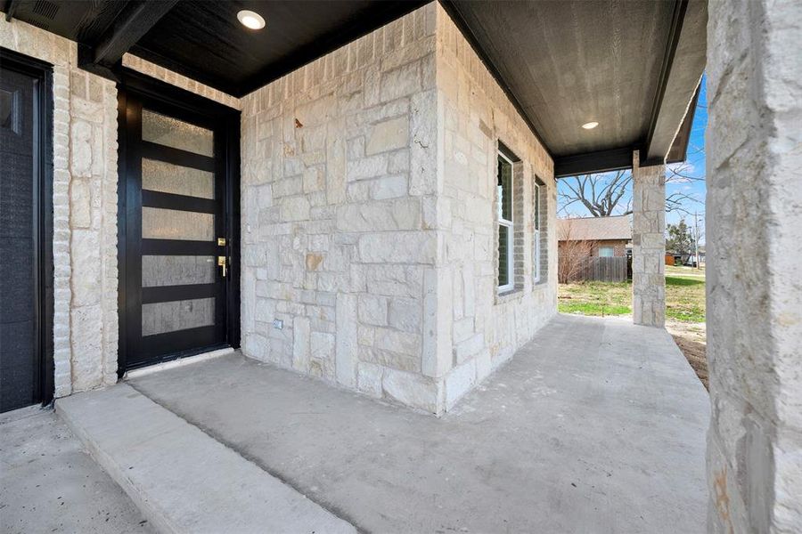 Exterior details and patio area of a home in , Greenville (Image 3). Exterior details and patio area of a home in , Greenville (Image 3).