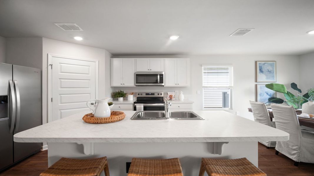 Furnished interior view inside a new home in The Groves at Bees Creek, Ridgeland (Image 6).