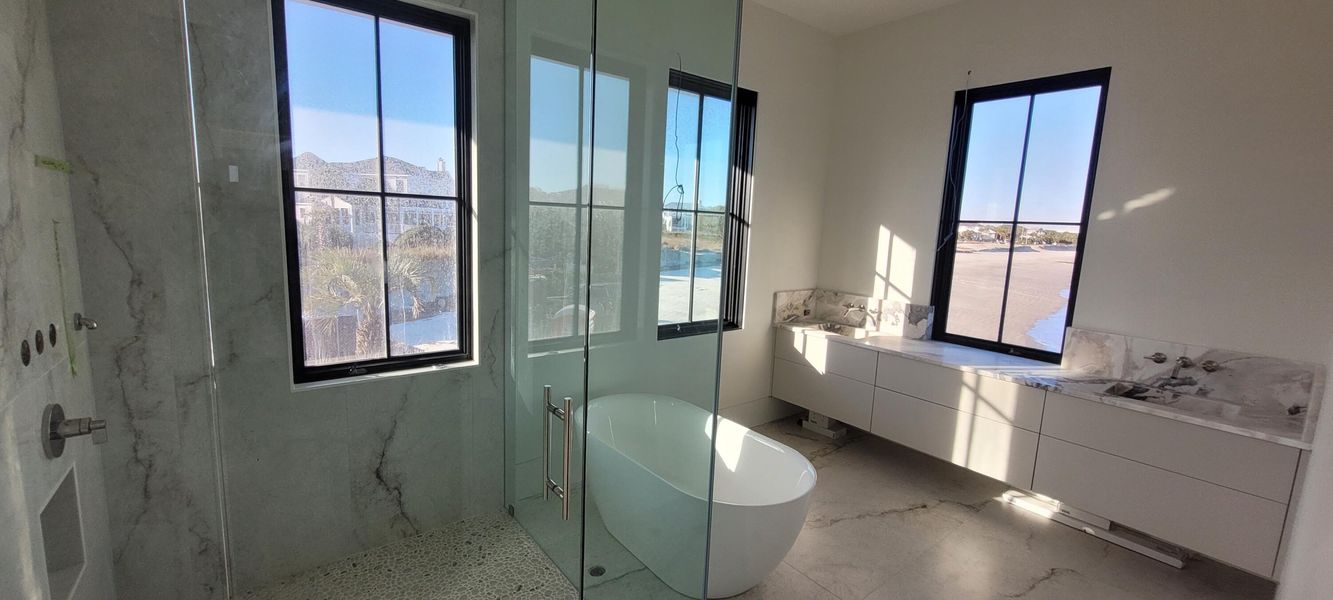 Furnished interior view inside a new home in , Sullivan's Island (Image 17).