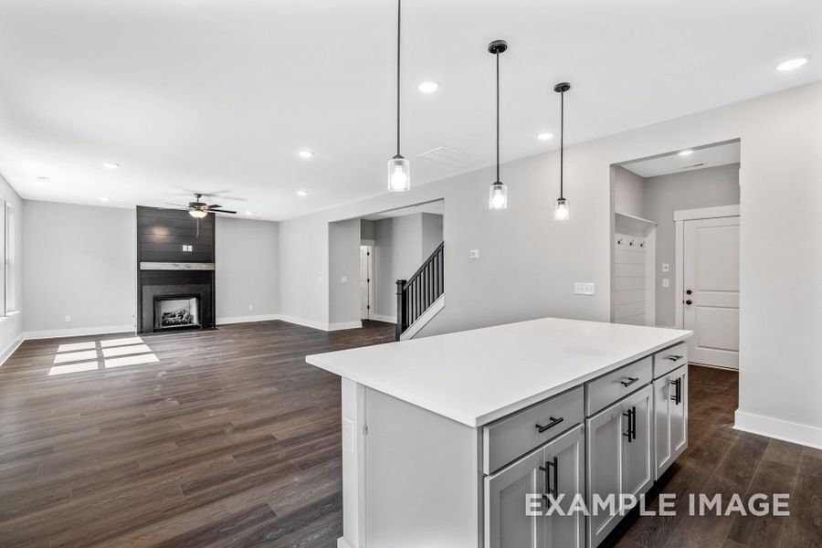Representative furnished interior of a home built from the The Henry A-BF by Davidson Homes LLC in Bradshaw Farms, Mount Juliet (Image 5).