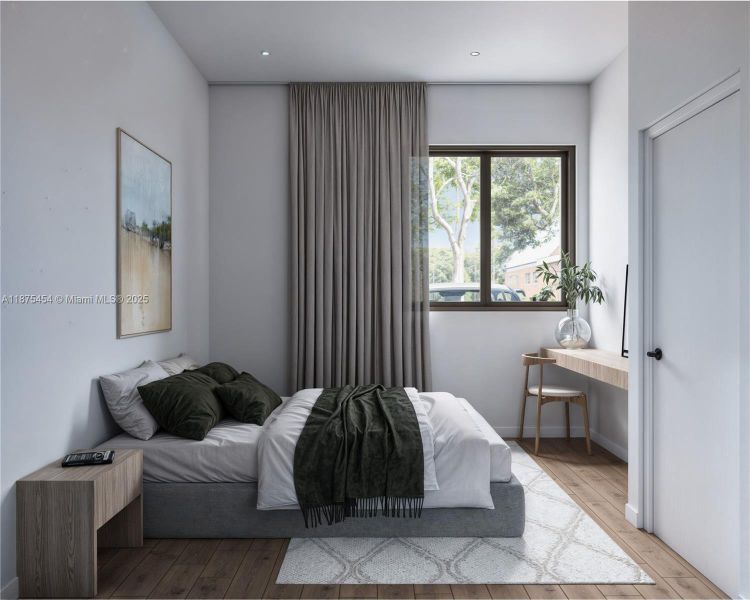 Furnished interior view inside a new home in , Miami (Image 3). Furnished interior view inside a new home in , Miami (Image 3).