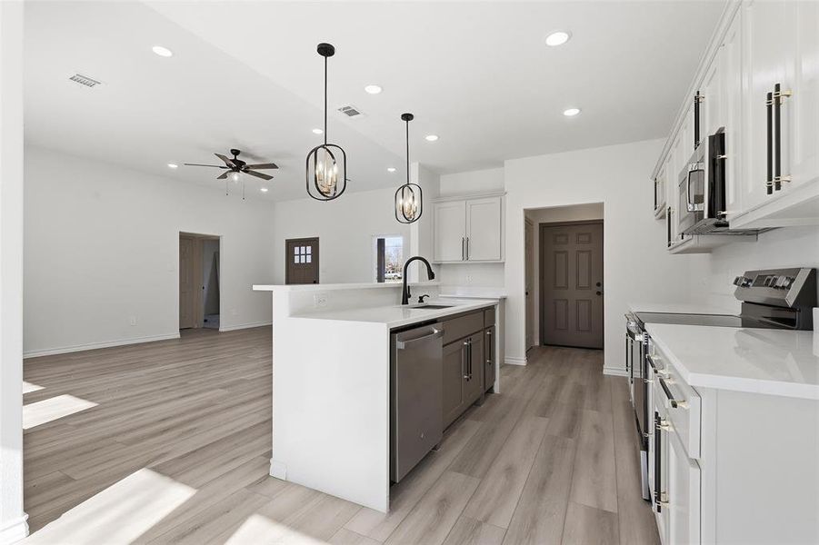 Furnished interior view inside a new home in , Whitney (Image 13). Furnished interior view inside a new home in , Whitney (Image 13).