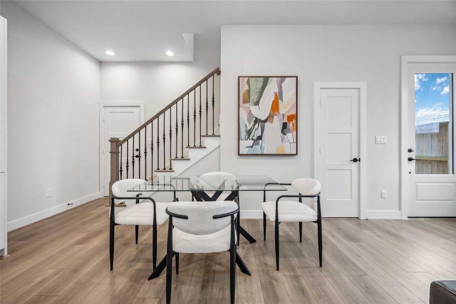 Furnished interior view inside a new home in , Houston (Image 9).