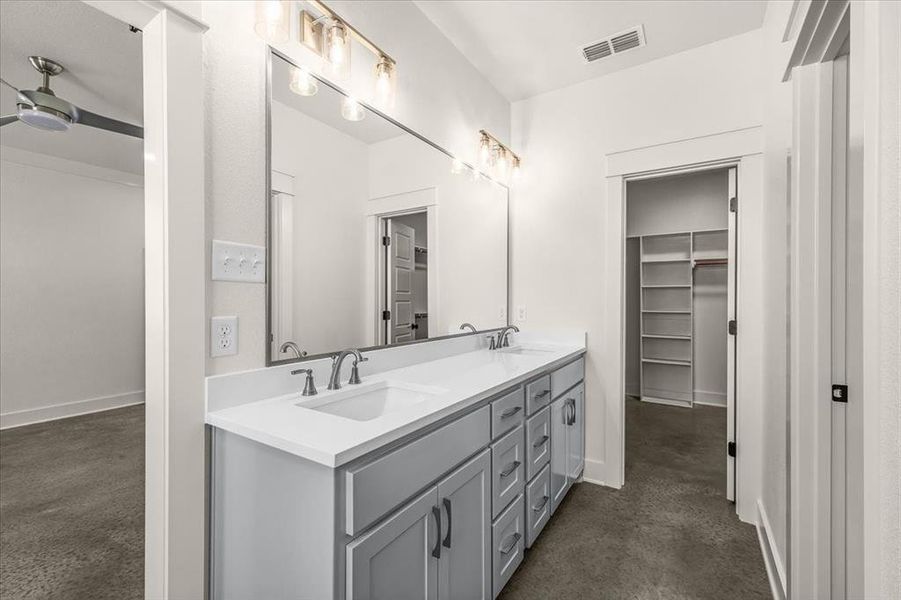 Furnished interior view inside a new home in , Cresson (Image 9).