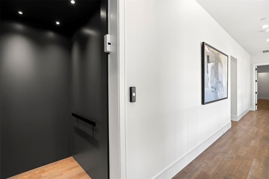 Elevator included...