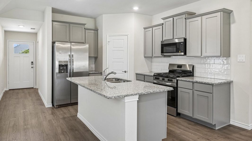 Furnished interior view inside a new home in Silverado, Aubrey (Image 3).
