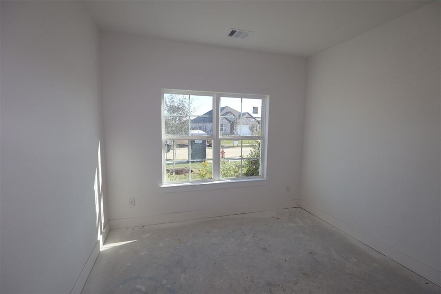 In-progress construction of a new home in Lago Mar, Santa Fe, TX (Image 26).