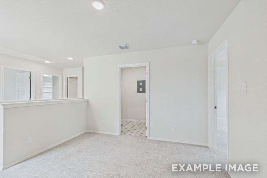 Representative unfurnished interior of a home built from the The Charlotte D by Davidson Homes LLC in Buffalo Way Villas, Houston (Image 17). Representative unfurnished interior of a home built from the The Charlotte D by Davidson Homes LLC in Buffalo Way Villas, Houston (Image 17).