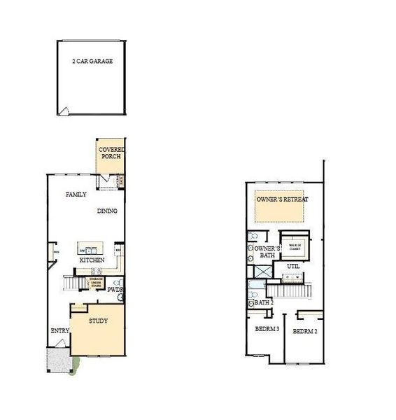 2D floor plan layout of this home in North Creek Village, Huntersville, NC (Image 5). 2D floor plan layout of this home in North Creek Village, Huntersville, NC (Image 5).