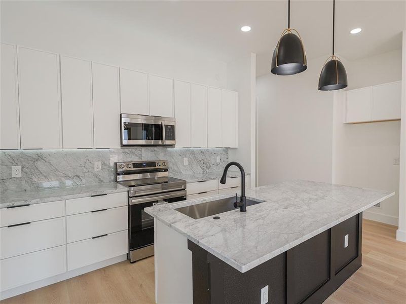 Furnished interior view inside a new home in , Dallas (Image 12). Furnished interior view inside a new home in , Dallas (Image 12).