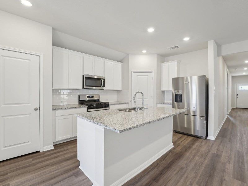 Photo is not of the actual home, but is an inspirational photo of builder’s model home and may depict options, furnishings, and/or decorator features that are not included