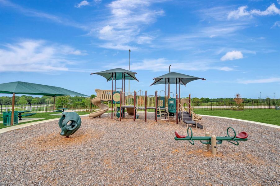 Enjoy outdoor fun and play at the community playground